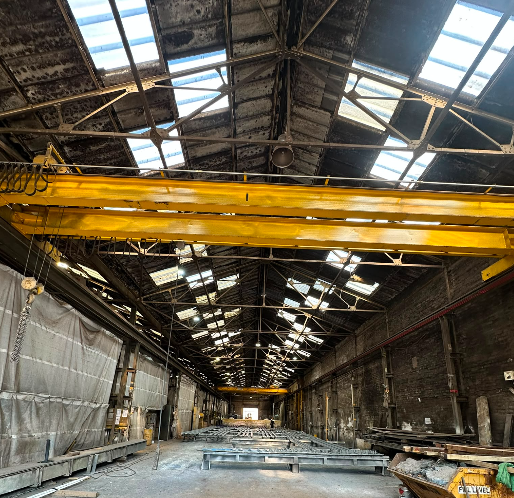 Commercial and industrial High level Lighting in the Worcester / Bromsgrove areas.