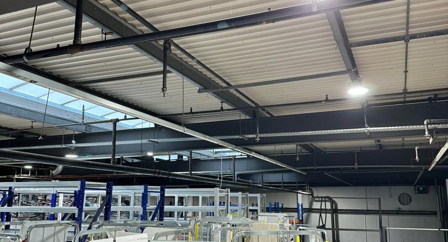 High Bay LED Lighting Upgrades for Warehouses & Units in Birmingham and Worcester. 