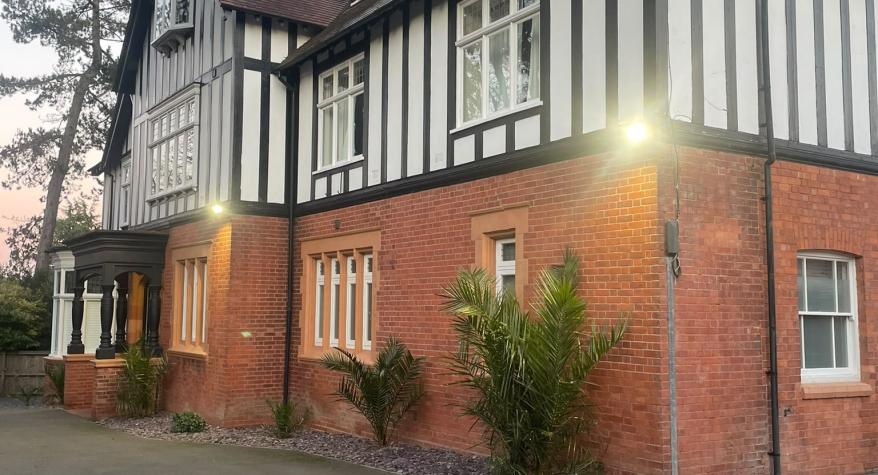 Apartment block lighting in Bromsgrove