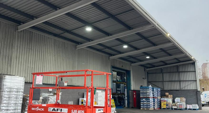 External Car Parking Lighting Installation in Bromsgrove