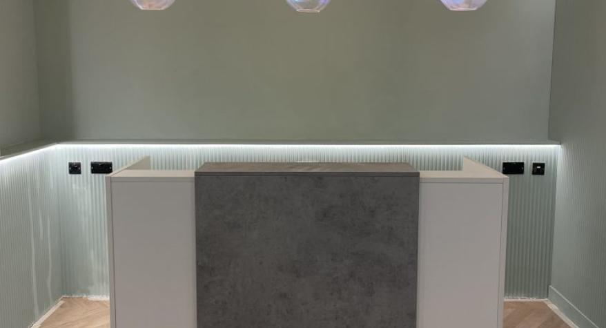 Bespoke LED Lighting for Aesthetics Clinic Reception
