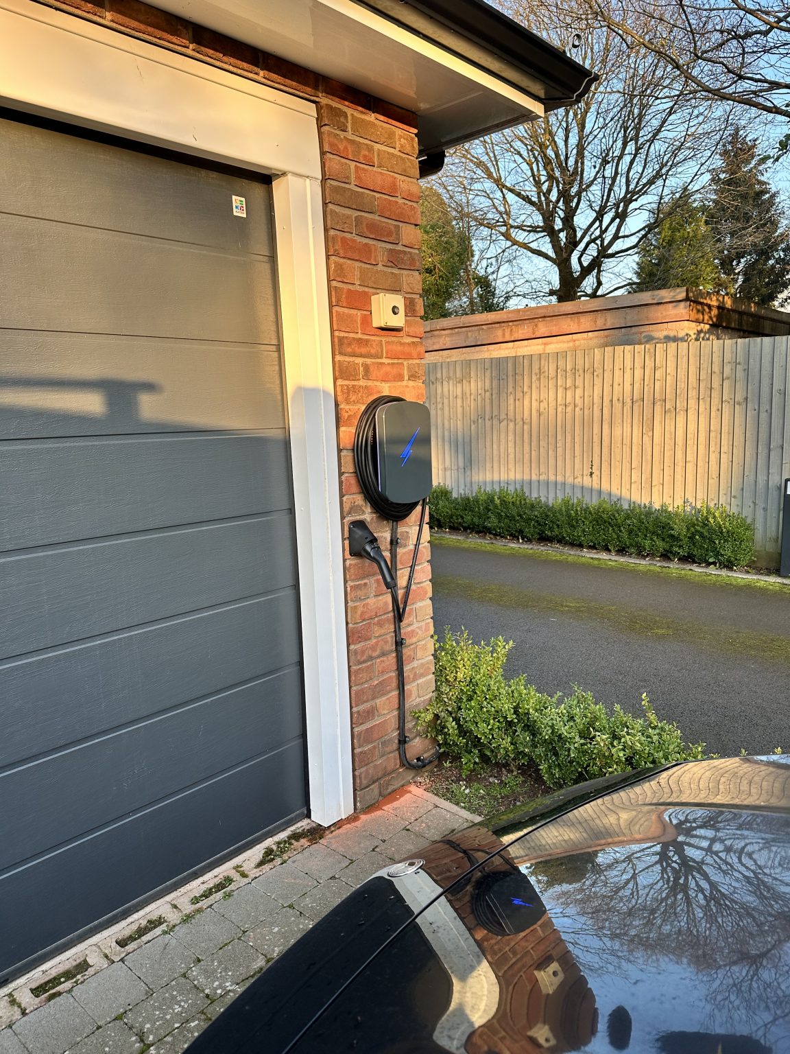 ev charger installation on driveway ev charger installation on driveway