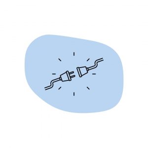 5 plug and wire icon