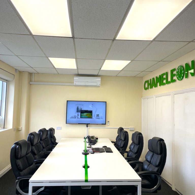 cham after Chameleon Web Services after Modern Lighting and Electrical Services installation